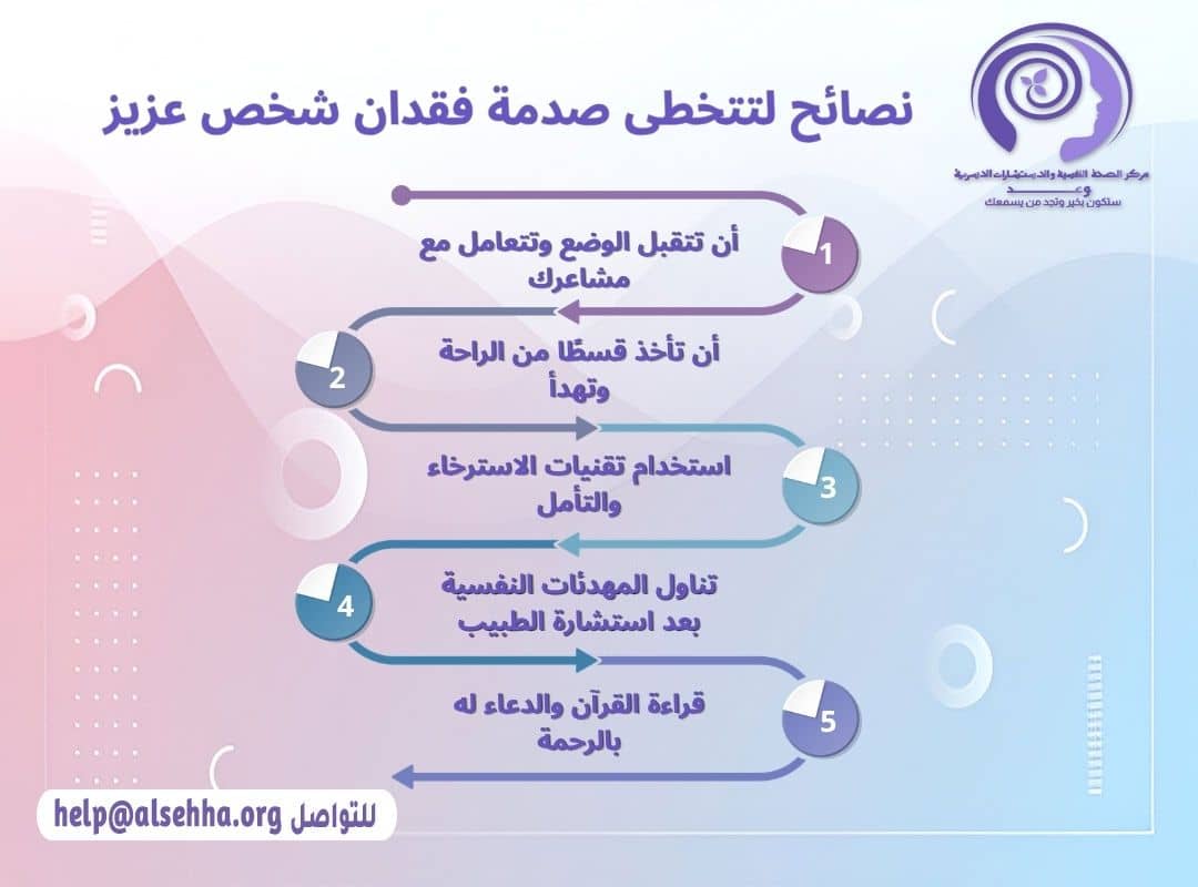 نصائح لتتخطى صدمة فقدان شخص عزيز